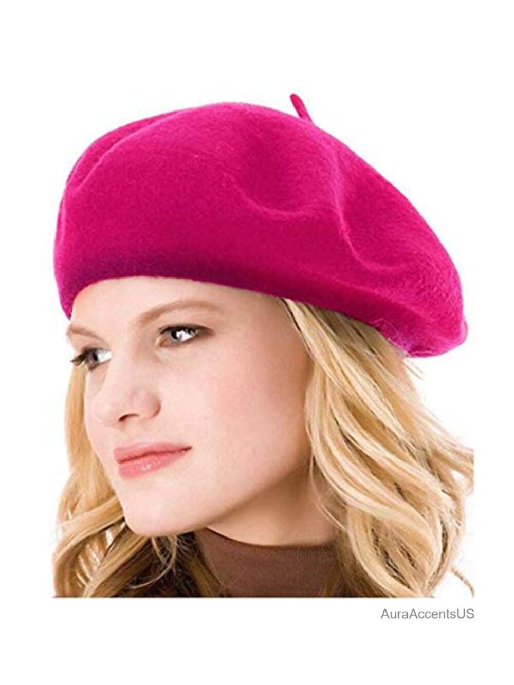 Women's Wool Beret Hat Classic French Style